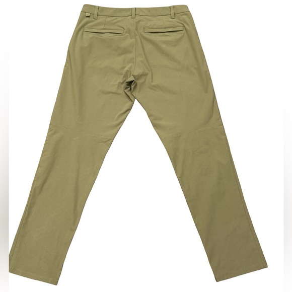 🌟 Lululemon Commission Classic-Fit Pant Warpstreme Khaki Men’s Size 34 (34x31) - Picture 11 of 16